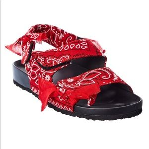 Arizona Love Apache Bandana Slingback Sandals